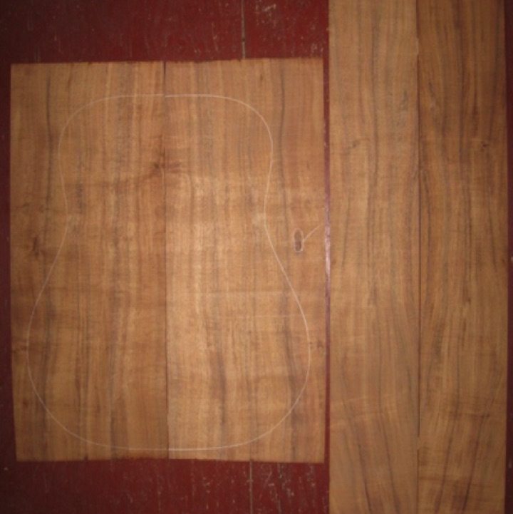Koa OM/Dreadnought AA+ $185
(2) back plates 9" x 23"
(2) side plates 5" x 33-1/2"
Air dried since 2006, 16" dred pattern shown, medium curl, straight and vertical grain.
(2) consecutive sets available - set #136-974 Koa OM/Dreadnought AA+ $185
(2) back plates 9" x 23"
(2) side plates 5" x 33-1/2"
Air dried since 2006, 16" dred pattern shown, medium curl, straight and vertical grain.
(2) consecutive sets available - set #136-974