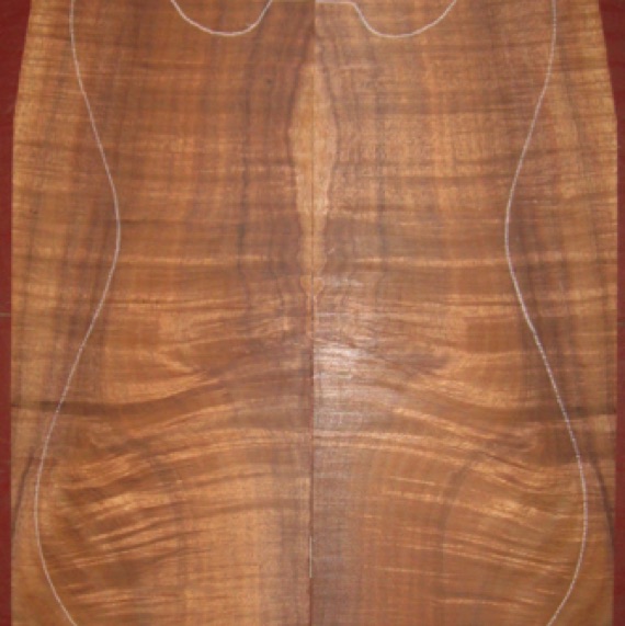 Koa Electric/Bass Top 4A $190
(2) top plates 7" x 21-1/4", .120" thick
Air dried since 2006, 13" x 19" pattern shown, strong flame, rich color.
(2) consecutive sets available - set #137-1425 Koa Electric/Bass Top 4A $190
(2) top plates 7" x 21-1/4", .120" thick
Air dried since 2006, 13" x 19" pattern shown, strong flame, rich color.
(2) consecutive sets available - set #137-1425