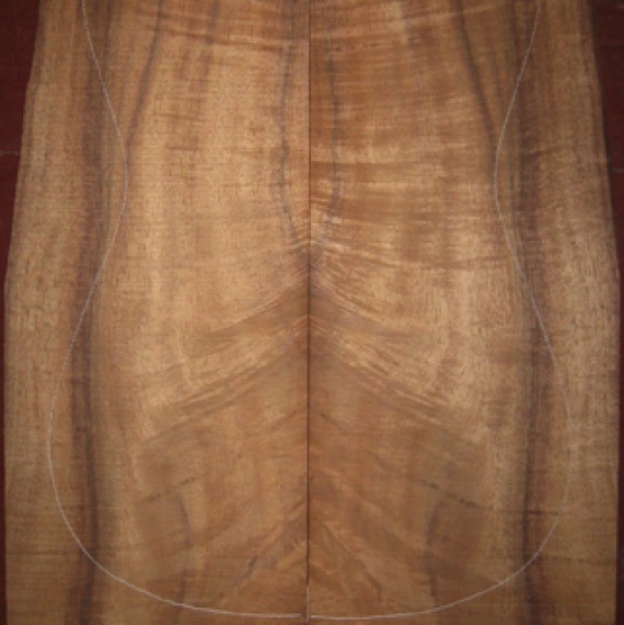 Koa Electric/Bass Top 4A $180
(2) top plates 7-1/2" x 23-1/2" (taper to 6" width)
Air dried since 2006, .220" thickness, 13" x 19" pattern shown, premium color, flame.
set #138-1435 Koa Electric/Bass Top 4A $180
(2) top plates 7-1/2" x 23-1/2" (taper to 6" width)
Air dried since 2006, .220" thickness, 13" x 19" pattern shown, premium color, flame.
set #138-1435