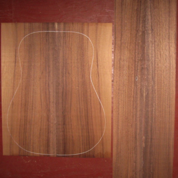 Koa OM/Dreadnought AA+ $180
(2) back plates 9" x 22"
(2) side plates 5" x 33-1/2"
Air dried since 2010, 16" dred pattern shown, straight grain, dense, gorgeous rich dark color and striping.
set #196-1550 Koa OM/Dreadnought AA+ $180
(2) back plates 9" x 22"
(2) side plates 5" x 33-1/2"
Air dried since 2010, 16" dred pattern shown, straight grain, dense, gorgeous rich dark color and striping.
set #196-1550