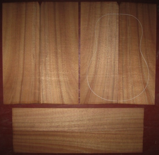 Koa Tenor 'Ukulele AA $84
(4) top-back plates 5-1/4" x 1/4"
(2) side plates 3-1/4" x 18-1/2"
Air dried since 2016, tenor pattern shown, light curl, bright orange-brown.
set #178-1453 Koa Tenor 'Ukulele AA $84
(4) top-back plates 5-1/4" x 1/4"
(2) side plates 3-1/4" x 18-1/2"
Air dried since 2016, tenor pattern shown, light curl, bright orange-brown.
set #178-1453