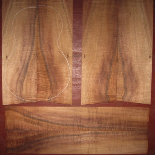 Koa Concert/Soprano Ukulele AA+ $70
(4) top-back plates 4-1/4" x 12-1/2"
(2) side plates 3" x 17-1/2"
Air dried since 2015, plenty color variation and striping, medium curl.
set #170-1497 Koa Concert/Soprano Ukulele AA+ $70
(4) top-back plates 4-1/4" x 12-1/2"
(2) side plates 3" x 17-1/2"
Air dried since 2015, plenty color variation and striping, medium curl.
set #170-1497
