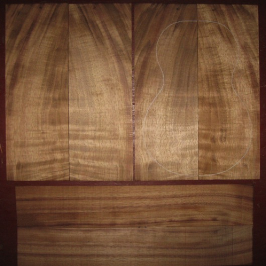 Koa Concert-Soprano Ukulele A+ $55
(4) top-back plates 4-1/2" x 12-3/4"
(2) side plates 3" x 17-1/4"
Air dried since 2013, strong curl at lower bout.
(3) consecutive sets available - set #163-1634
Koa Concert-Soprano Ukulele A+ $55
(4) top-back plates 4-1/2" x 12-3/4"
(2) side plates 3" x 17-1/4"
Air dried since 2013, strong curl at lower bout.
(3) consecutive sets available - set #163-1634