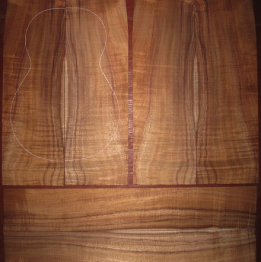 Koa Tenor/Baritone Ukulele 3A-4A $190
(4) top-back plates 5-7/8" x 18-3/8"
(2) side plates 4" x 23-7/8"
Air dried since 2016, baritone pattern shown, rich colors, striping, strong flame.
set #181-1705 Koa Tenor/Baritone Ukulele 3A-4A $190
(4) top-back plates 5-7/8" x 18-3/8"
(2) side plates 4" x 23-7/8"
Air dried since 2016, baritone pattern shown, rich colors, striping, strong flame.
set #181-1705