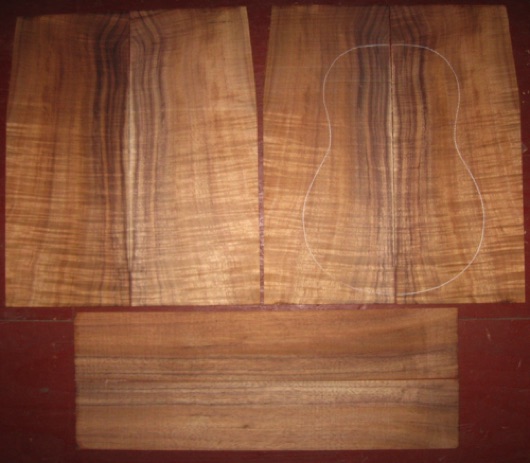 Koa Tenor Ukulele 3A-4A $180
(4) top-back plates 6-1/4" x 14-1/2"
(2) side plates 3-1/4" x 18-1/2"
Air dried since 2016, tenor pattern shown, rich colors, premium flame.
set #181-1726 Koa Tenor Ukulele 3A-4A $180
(4) top-back plates 6-1/4" x 14-1/2"
(2) side plates 3-1/4" x 18-1/2"
Air dried since 2016, tenor pattern shown, rich colors, premium flame.
set #181-1726