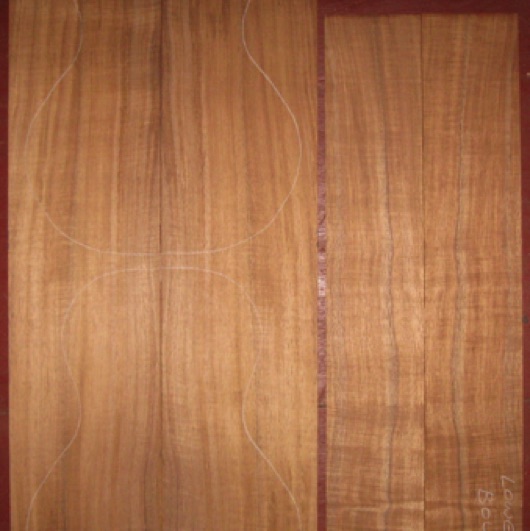 Koa Tenor/Concert Ukulele AA $80
(2) top-back plates 5-1/8" x 25-1/2"
(2) side plates 3-1/4" x 18-1/2"
Air dried since 2006, straight and vertical grain, bright color, medium fiddleback curl
set #129-1754 Koa Tenor/Concert Ukulele AA $80
(2) top-back plates 5-1/8" x 25-1/2"
(2) side plates 3-1/4" x 18-1/2"
Air dried since 2006, straight and vertical grain, bright color, medium fiddleback curl
set #129-1754