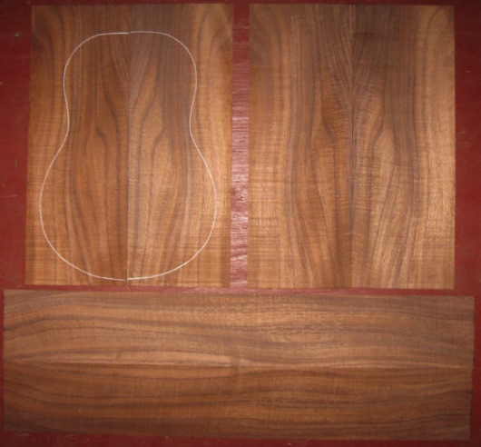 Koa Tenor Ukulele AA+ $110
(4) top-back plates 5" x 13-3/4"
(2) side plates 3-1/2" x 23"
Air dried since 2006, tenor pattern shown, rich dark koa w/strong curl, and beautiful stripes.
set #165-1876 Koa Tenor Ukulele AA+ $110
(4) top-back plates 5" x 13-3/4"
(2) side plates 3-1/2" x 23"
Air dried since 2006, tenor pattern shown, rich dark koa w/strong curl, and beautiful stripes.
set #165-1876