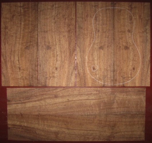 Koa Tenor Ukulele AAA $160
(4) top-back plates 5-7/8" x 13-3/8"
(2) side plates 4-1/4" x 22-1/4"
Air dried since 2017, tenor pattern shown, bright orange brown, birdseye/quilt figure
(2) consecutive sets available - set #192-2115 Koa Tenor Ukulele AAA $160
(4) top-back plates 5-7/8" x 13-3/8"
(2) side plates 4-1/4" x 22-1/4"
Air dried since 2017, tenor pattern shown, bright orange brown, birdseye/quilt figure
(2) consecutive sets available - set #192-2115