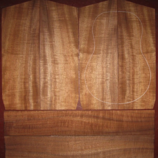 Koa Tenor Ukulele AAA+ $175
(4) top-back plates 5" x 14-1/2" (at joint)
(2) side plates 3-1/4" x 20"
Air dried since 2016, tenor pattern shown, brilliant color, stripes and flame.
set #177-2141 Koa Tenor Ukulele AAA+ $175
(4) top-back plates 5" x 14-1/2" (at joint)
(2) side plates 3-1/4" x 20"
Air dried since 2016, tenor pattern shown, brilliant color, stripes and flame.
set #177-2141