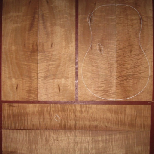 Koa Tenor Ukulele 3A+ $100
(4) top-back plates 4-3/4" x 13"
(2) side plates 3-1/4" x 19"
Air dried since 2018, tenor pattern shown, bright color, premium flame.
set #212-2142 Koa Tenor Ukulele 3A+ $100
(4) top-back plates 4-3/4" x 13"
(2) side plates 3-1/4" x 19"
Air dried since 2018, tenor pattern shown, bright color, premium flame.
set #212-2142