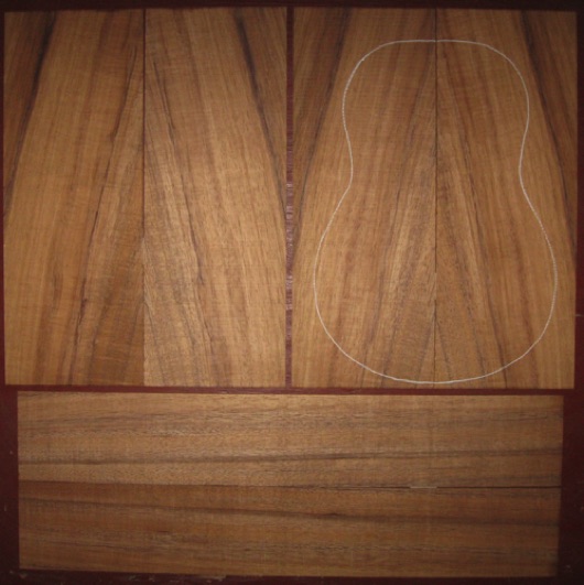Koa Tenor Ukulele AA+ $140
(4) top-back plates 5" x 13-1/2"
(2) side plates 3-1/4" x 19-1/2"
Air dried since 2019, tenor pattern shown, beautiful color with tight curl.
set #206-2335 Koa Tenor Ukulele AA+ $140
(4) top-back plates 5" x 13-1/2"
(2) side plates 3-1/4" x 19-1/2"
Air dried since 2019, tenor pattern shown, beautiful color with tight curl.
set #206-2335