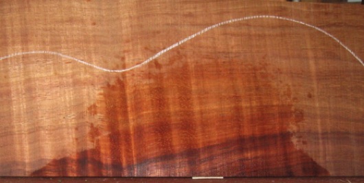 closeup, wetted
set #175-2545
Big 4A curl on top and back plates with straight grain 2A sides from same tree. Should be easy bending. closeup, wetted
set #175-2545
Big 4A curl on top and back plates with straight grain 2A sides from same tree. Should be easy bending.