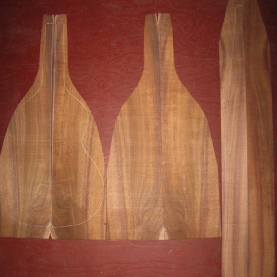 Koa Weissenborn A+ $240
(4) top-back plates 8-1/2" x 35-1/2"
(2) side plates 4" x 45-3/4"
Air dried since 2013, good color, small flaw outside side pattern (white circle)—no attention required.
set #161-1208 Koa Weissenborn A+ $240
(4) top-back plates 8-1/2" x 35-1/2"
(2) side plates 4" x 45-3/4"
Air dried since 2013, good color, small flaw outside side pattern (white circle)—no attention required.
set #161-1208