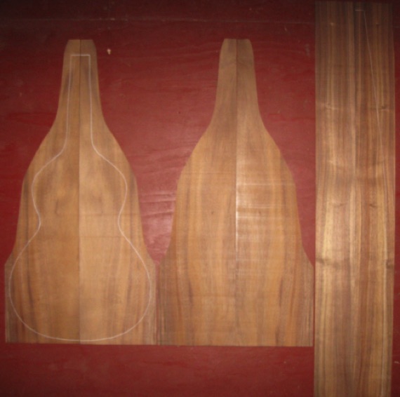 Koa Weissenborn A $195
(4) top-back plates 8-1/2" x 34-1/8"
(2) side plates 4-3/8" x 44-1/2"
Air dried since 2010, straight grain, good color and density, plain koa like many original Weissenborn.
set #193-1880 Koa Weissenborn A $195
(4) top-back plates 8-1/2" x 34-1/8"
(2) side plates 4-3/8" x 44-1/2"
Air dried since 2010, straight grain, good color and density, plain koa like many original Weissenborn.
set #193-1880