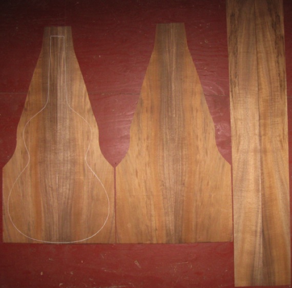 Koa Weissenborn 2A $300
(4) top-back plates 8-3/4" x 33-3/4"
(2) side plates 4-1/4" x 45"
Air dried since 2010, straight grain, gorgeous orange-brown color with stripes and light-med curl.
set #193-1913 Koa Weissenborn 2A $300
(4) top-back plates 8-3/4" x 33-3/4"
(2) side plates 4-1/4" x 45"
Air dried since 2010, straight grain, gorgeous orange-brown color with stripes and light-med curl.
set #193-1913