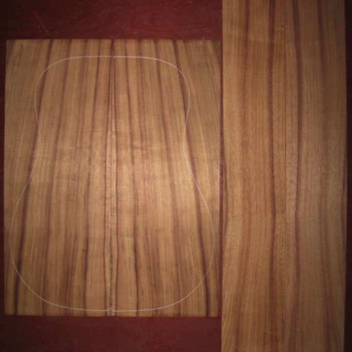 Koa OM/Dreadnought AA $95
(2) back plates 8-1/2" x 22"
(2) side plates 5" x 32-1/2"
Air dried since 2013, minor inclusion on inside face of back plate (not visible on show face) beautiful stripes, light curl.
(3) consecutive sets available - set #163-1531 Koa OM/Dreadnought AA $95
(2) back plates 8-1/2" x 22"
(2) side plates 5" x 32-1/2"
Air dried since 2013, minor inclusion on inside face of back plate (not visible on show face) beautiful stripes, light curl.
(3) consecutive sets available - set #163-1531
