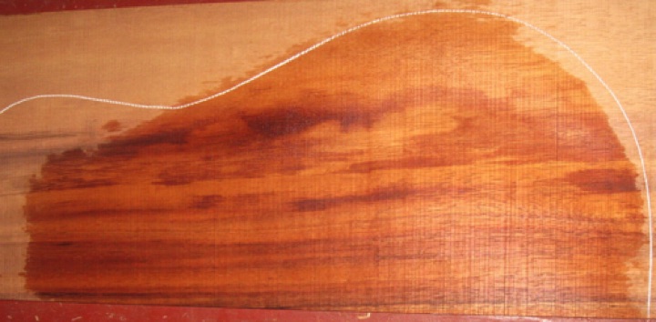 closeup, wetted
set #193-1972
Slight spalting at upper bout of back plates. All solid, dense koa. Both sets for $130.00. closeup, wetted
set #193-1972
Slight spalting at upper bout of back plates. All solid, dense koa. Both sets for $130.00.