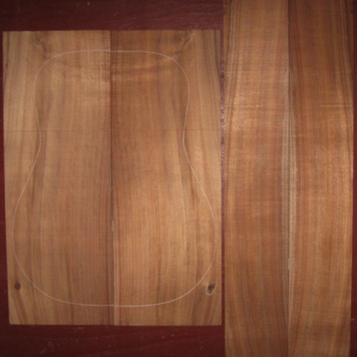 Koa OM/Dreadnought A $75
(2) back plates 8-1/2" x 23-3/8"
(2) side plates 5" x 33"
Air dried since 2017, 16" D pattern shown, bright color, light flame.
set #205-2033 Koa OM/Dreadnought A $75
(2) back plates 8-1/2" x 23-3/8"
(2) side plates 5" x 33"
Air dried since 2017, 16" D pattern shown, bright color, light flame.
set #205-2033