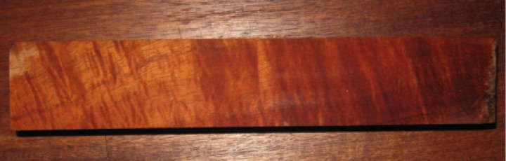 Curly koa board, $25 + $7 shipping
9-1/2" x 1-3/4" x 1-3/4"
Strong and flame. Air dried since 2005. Use for boxes, pens, cutlery, or....
face #1 - board #119-1645 Curly koa board, $25 + $7 shipping
9-1/2" x 1-3/4" x 1-3/4"
Strong and flame. Air dried since 2005. Use for boxes, pens, cutlery, or....
face #1 - board #119-1645