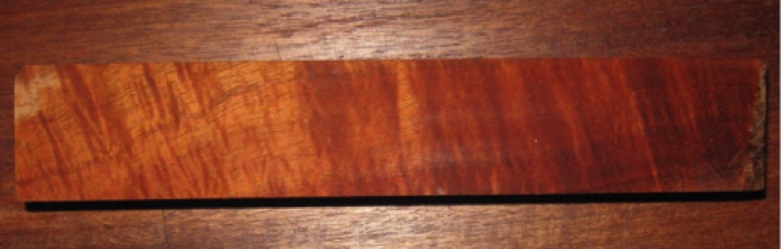 Curly koa board, $25 + $7 shipping
9-1/2" x 1-3/4" x 1-3/4"
Strong and flame. Air dried since 2005. Use for boxes, pens, cutlery, or....
face #1 - board #119-1645 Curly koa board, $25 + $7 shipping
9-1/2" x 1-3/4" x 1-3/4"
Strong and flame. Air dried since 2005. Use for boxes, pens, cutlery, or....
face #1 - board #119-1645